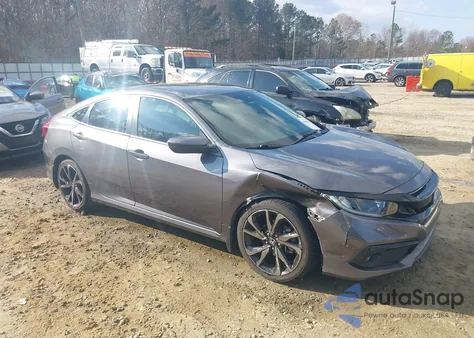 2019 Honda Civic Sport из США, поврежденный, VIN 2HGFC2F88KH581158